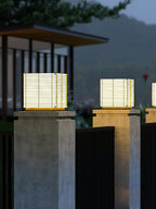 Grid Louvered Garden Light