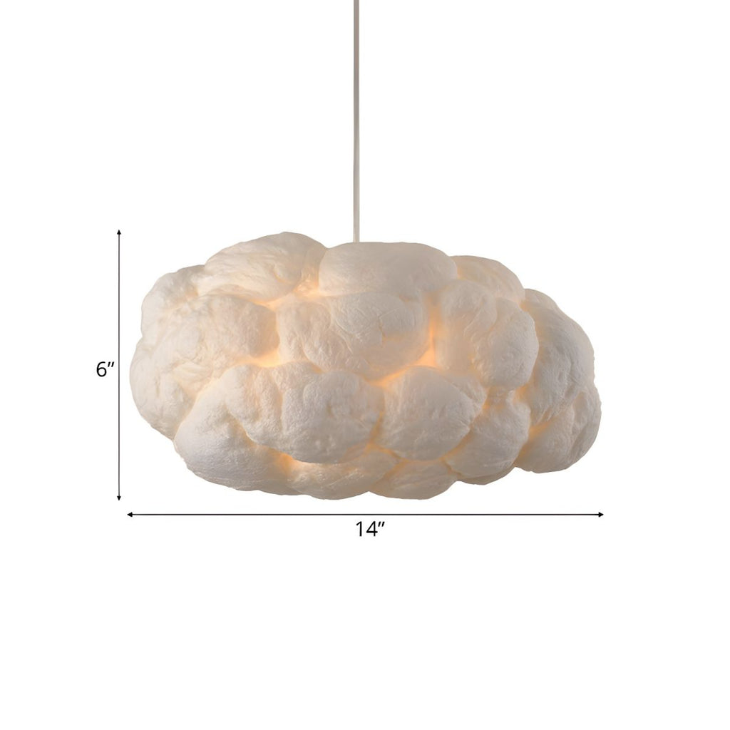 Luminous Cotton Cloud Pendant Light