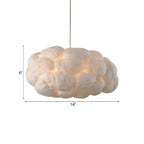 Luminous Cotton Cloud Pendant Light