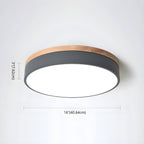 Modern Macaron Drum Ceiling Light
