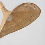Asia Style Beige Bamboo Pendant Light
