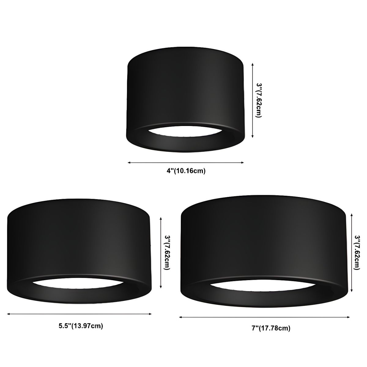 Sculpted Nordic Cylinder Ceiling Downlight