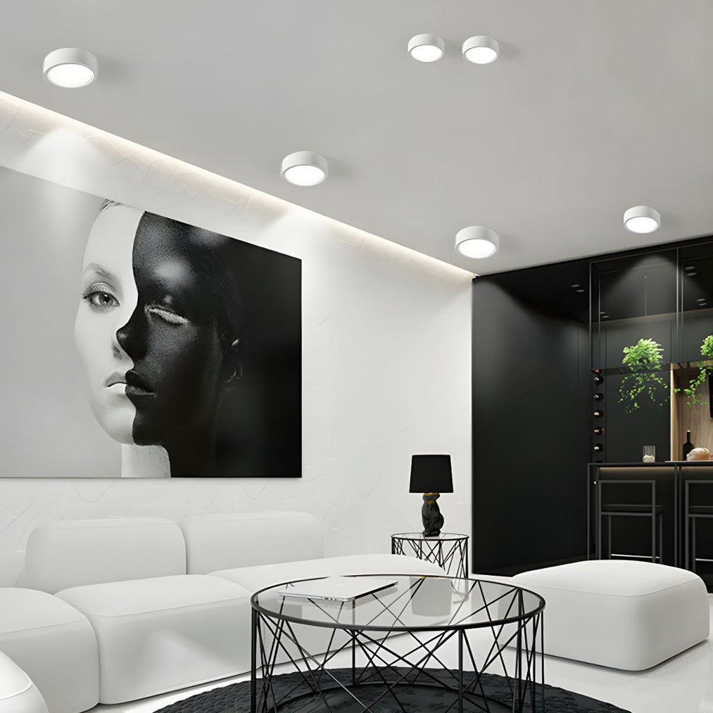Sculpted Nordic Cylinder Ceiling Downlight
