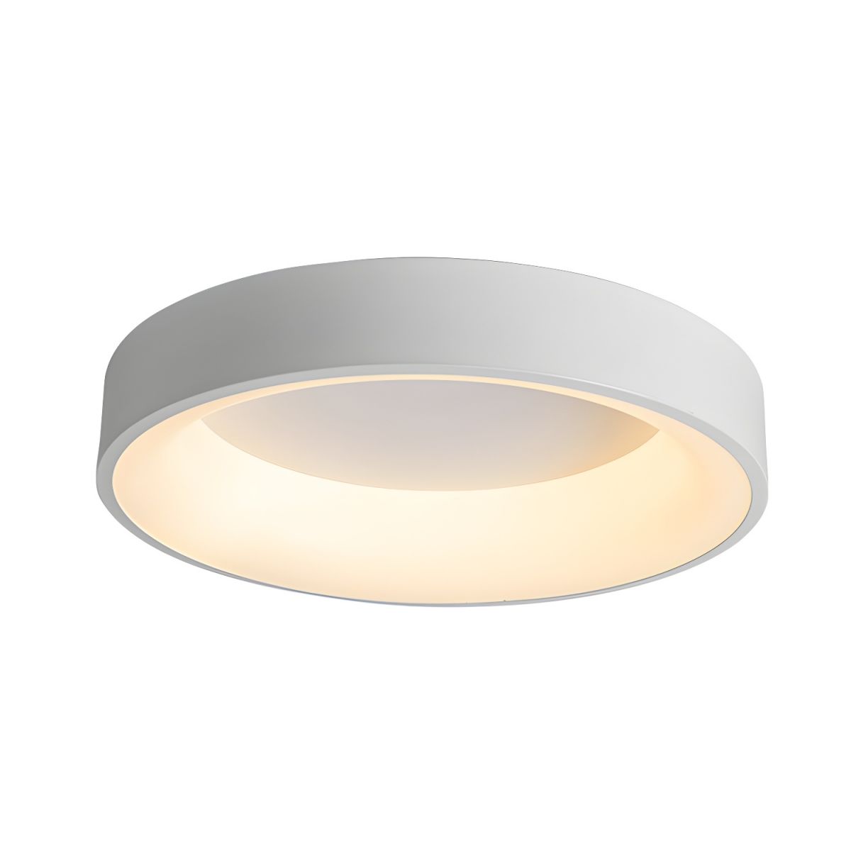 Elevated Round Diffused Ceiling Light