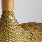 Asia Style Beige Bamboo Pendant Light