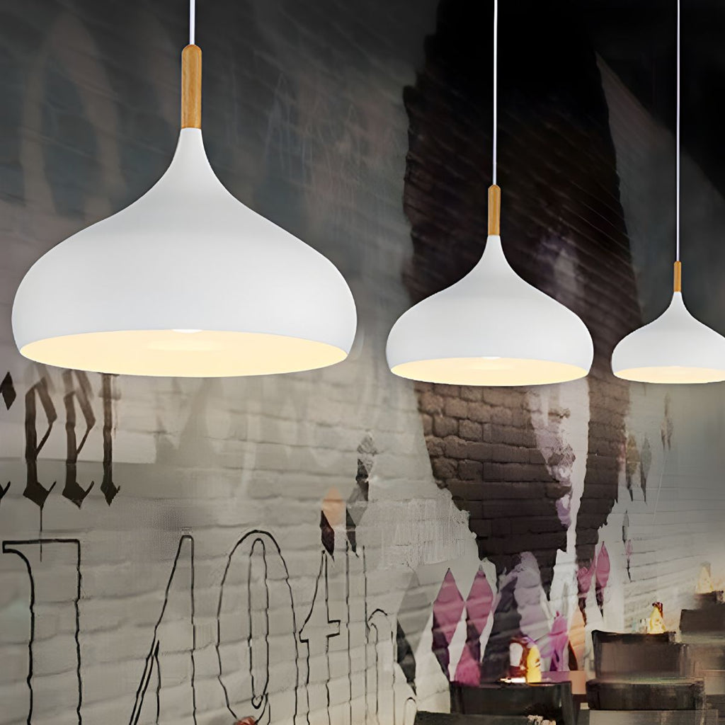 Nordic Metal Teardrop Flush Light