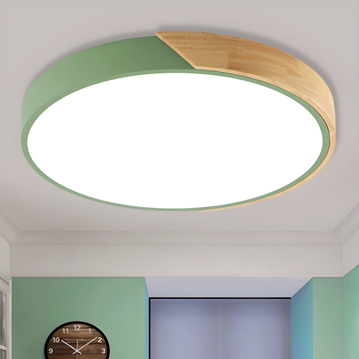 Minimalist Macaron Halo Ceiling Light