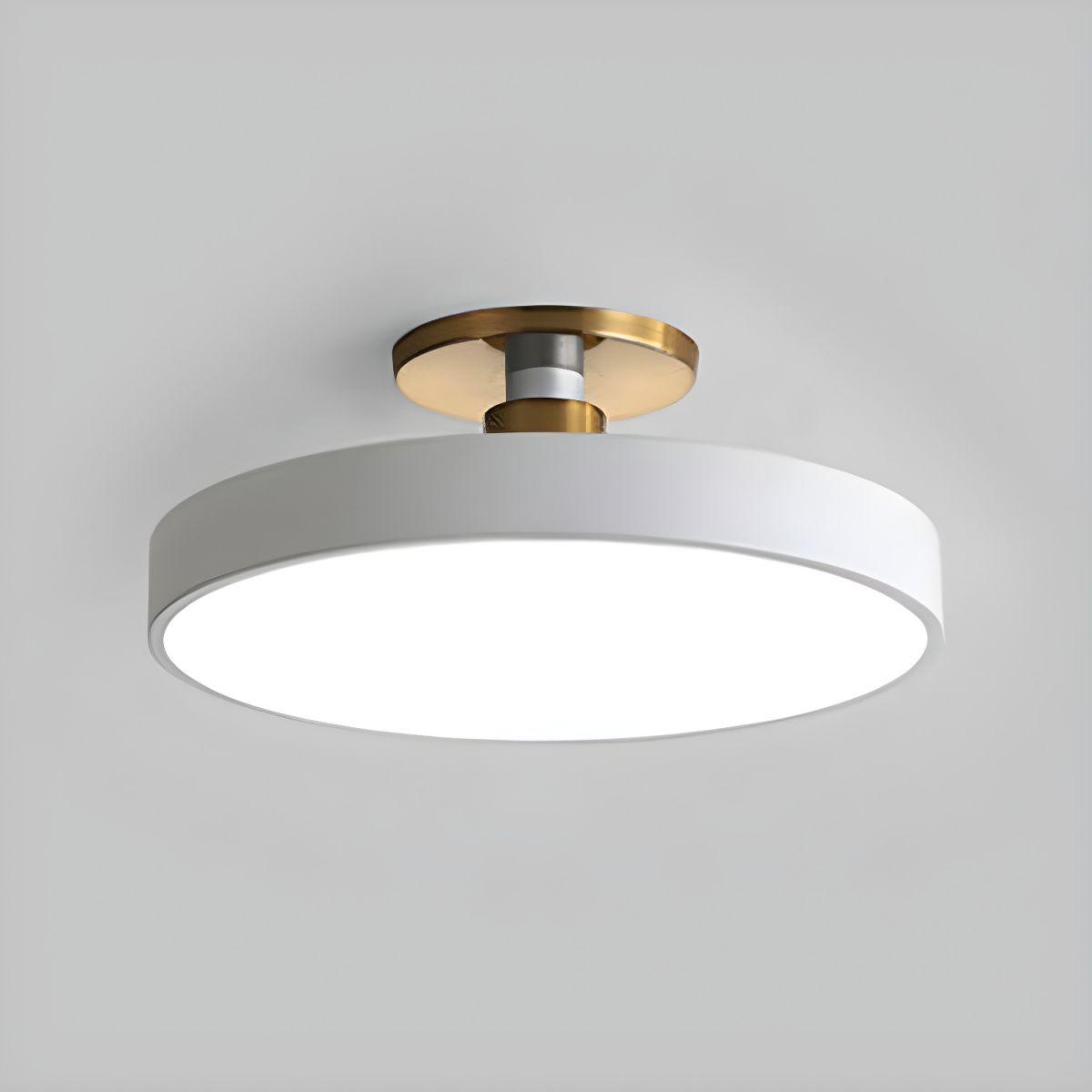 Modern Macaron Semi Flush Mount