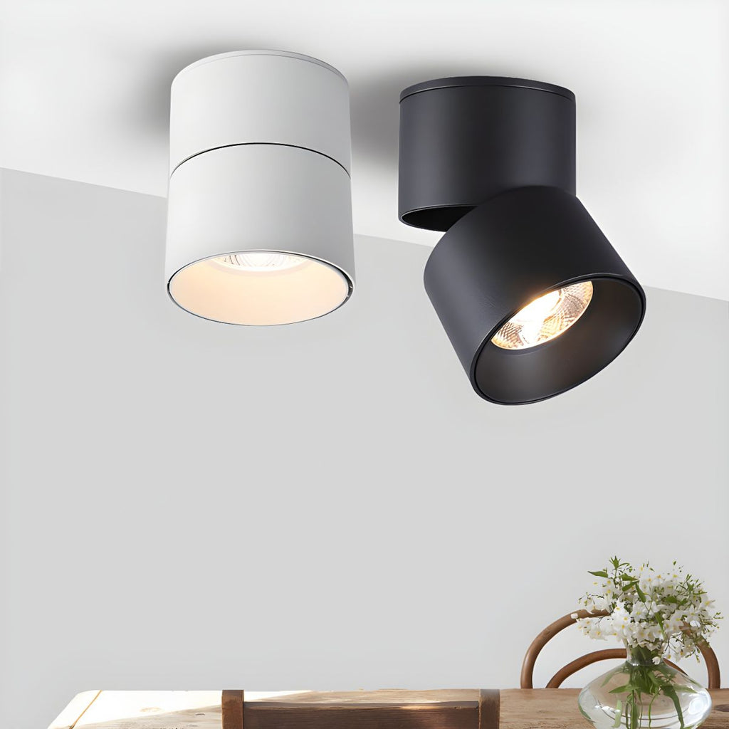 Nordic Minimal Foldable Metal Ceiling Spotlight
