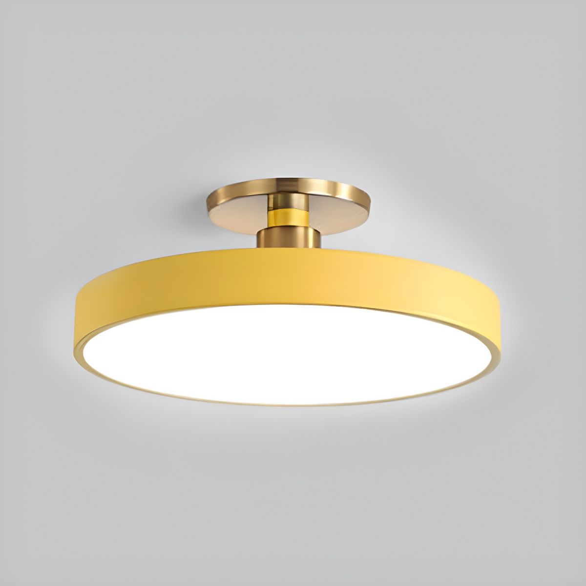Modern Macaron Semi Flush Mount