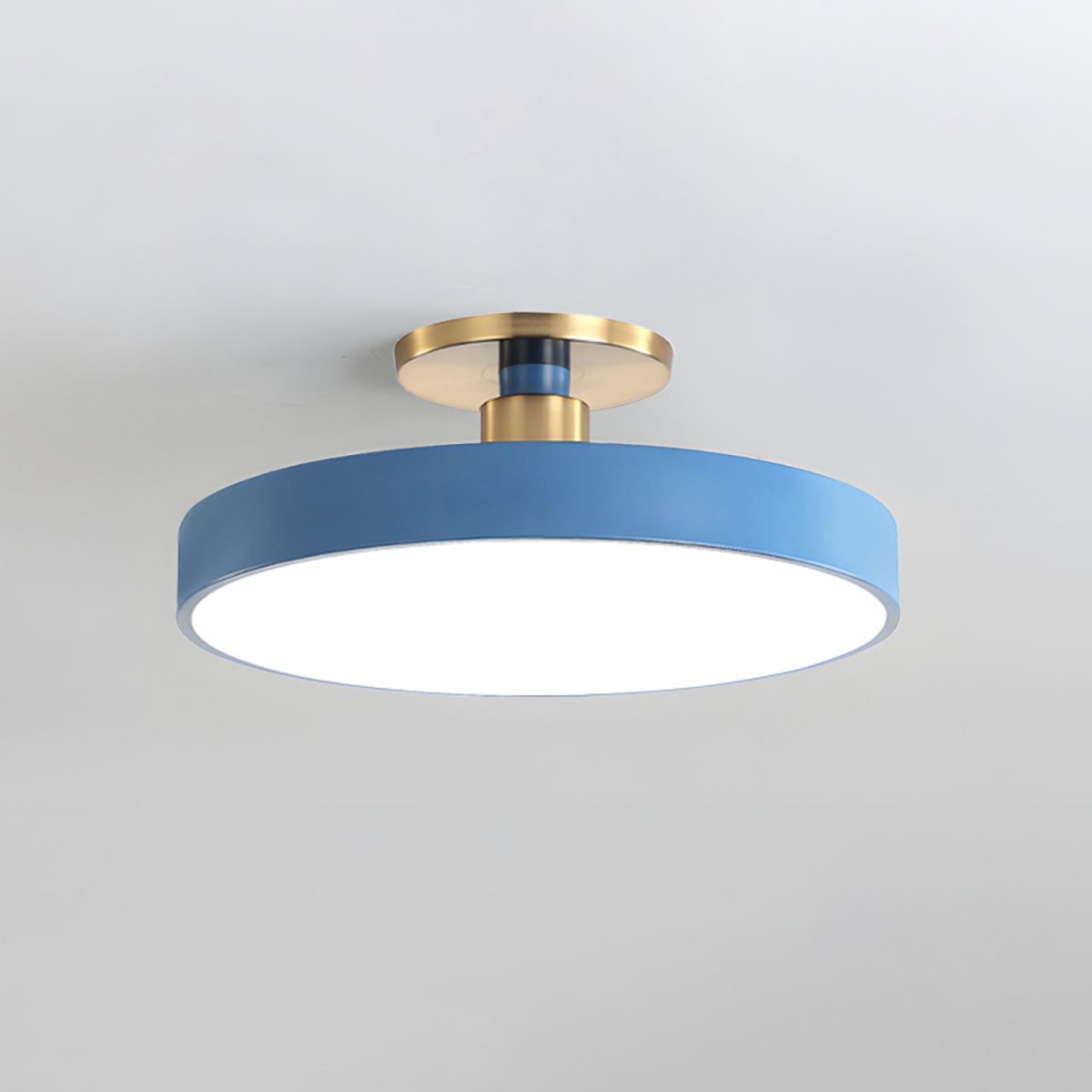 Modern Macaron Semi Flush Mount