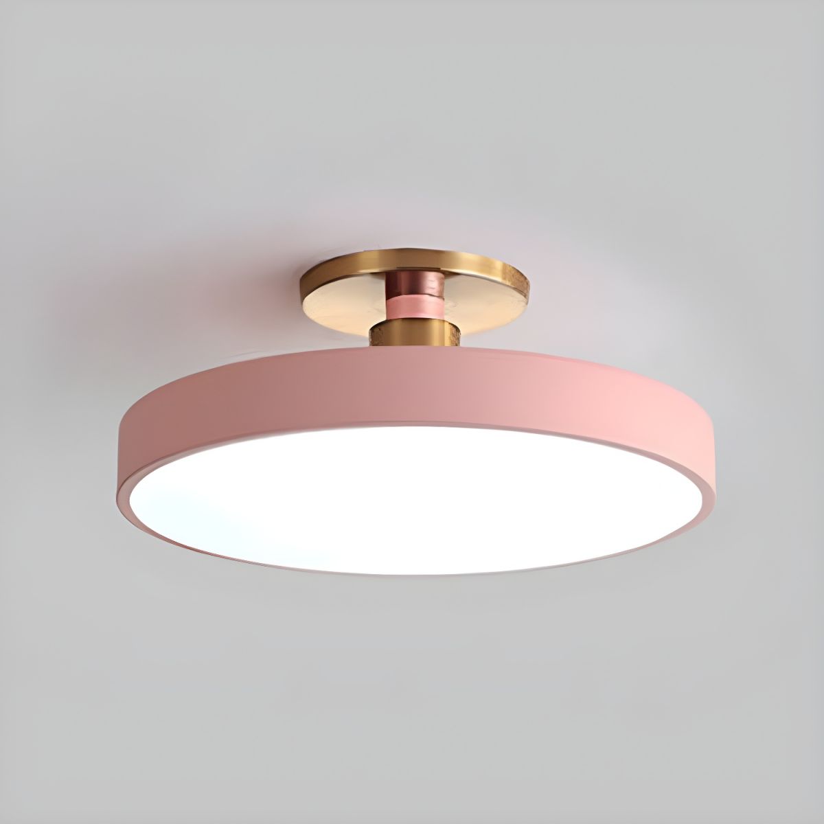 Modern Macaron Semi Flush Mount