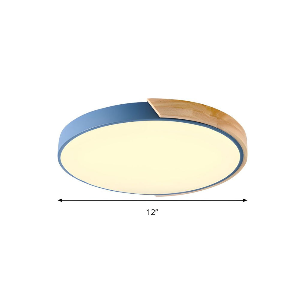 Minimalist Macaron Halo Ceiling Light