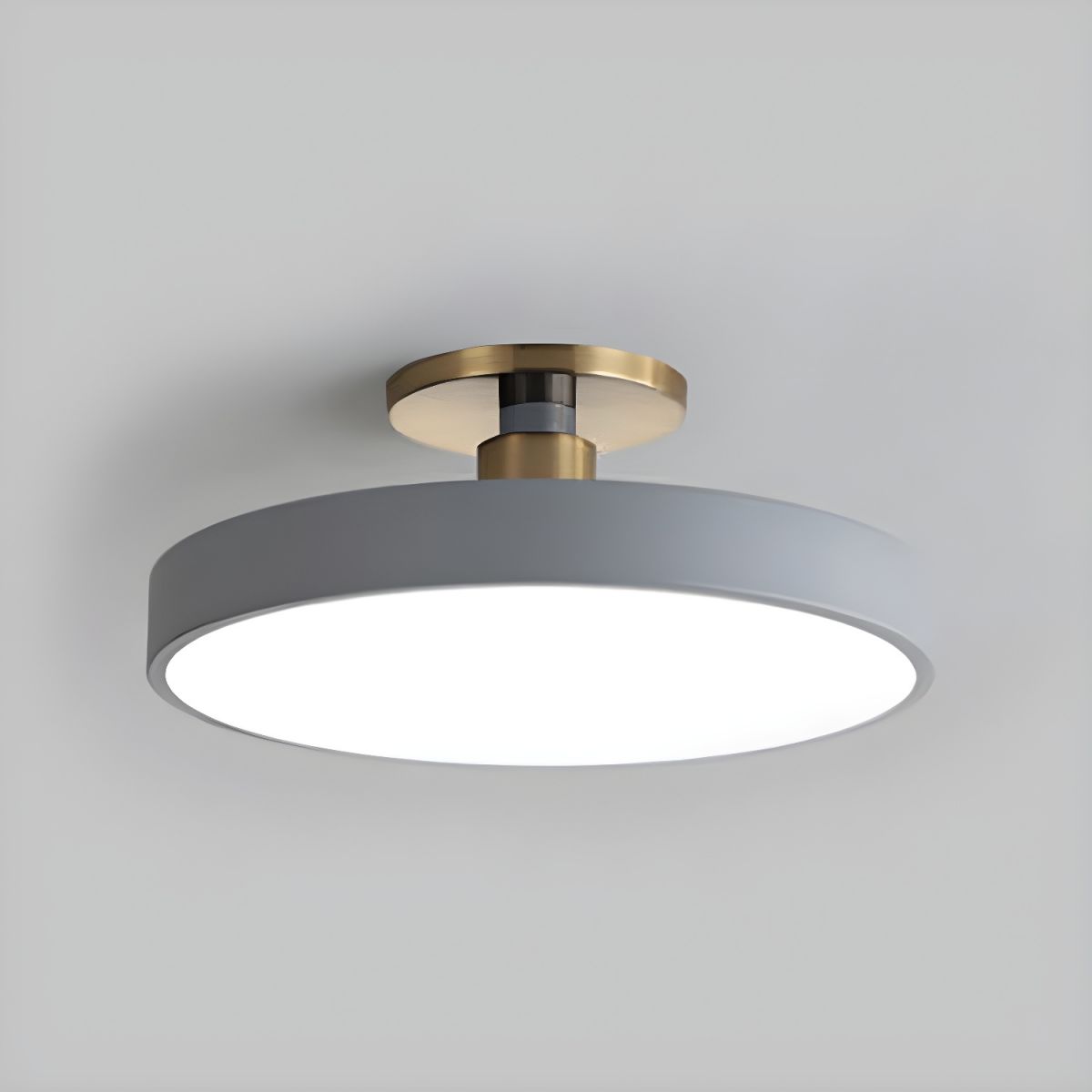 Modern Macaron Semi Flush Mount