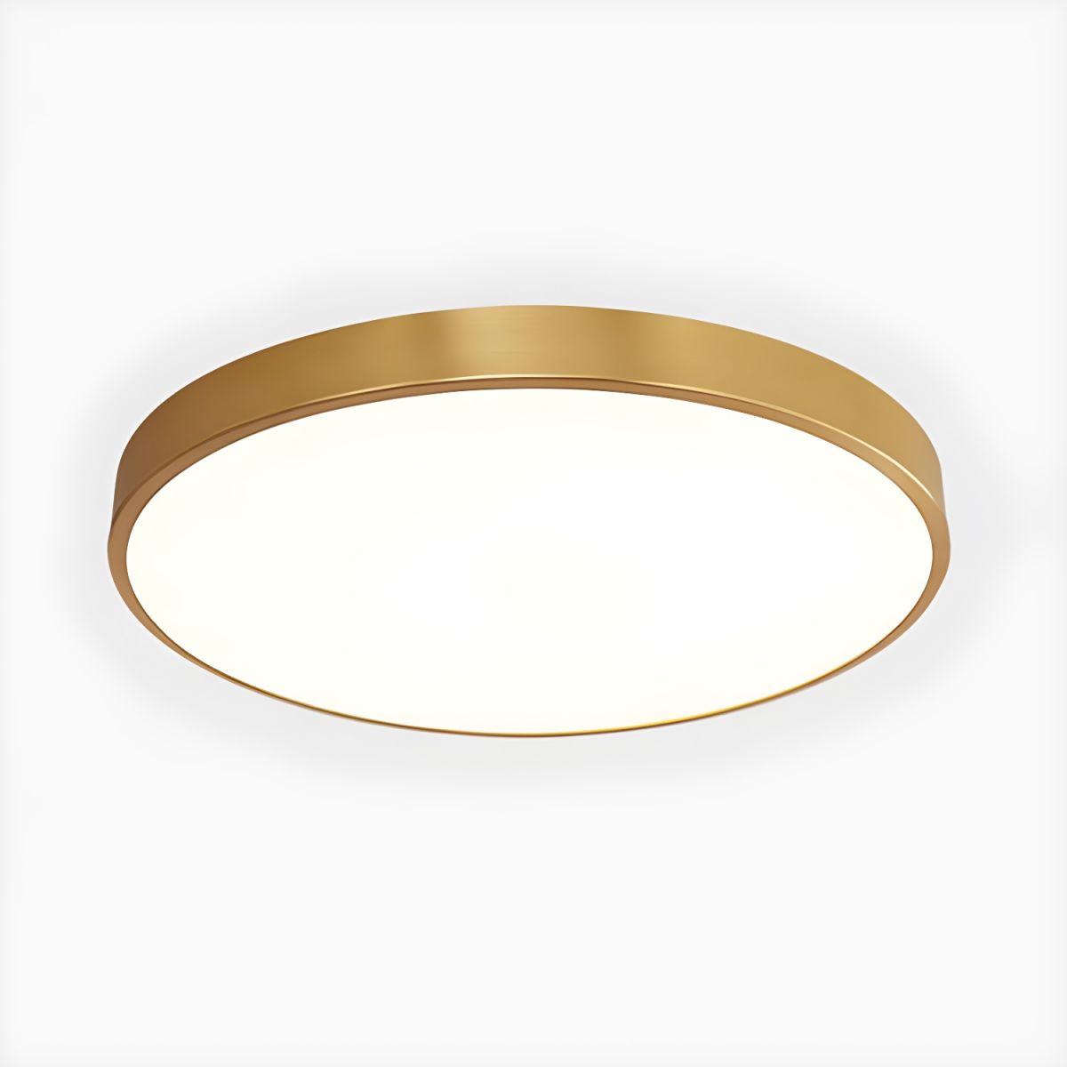 Slim Metallic Flush Ceiling Ring