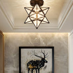 Colonial Star Semi-Flush Mount