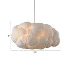 Luminous Cotton Cloud Pendant Light