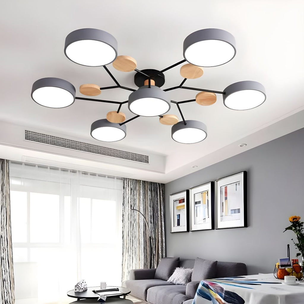Macaron Glass Cluster Ceiling Light