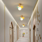 Modern Sputnik Semi Flush Mount Ceiling Light