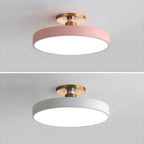 Modern Macaron Semi Flush Mount