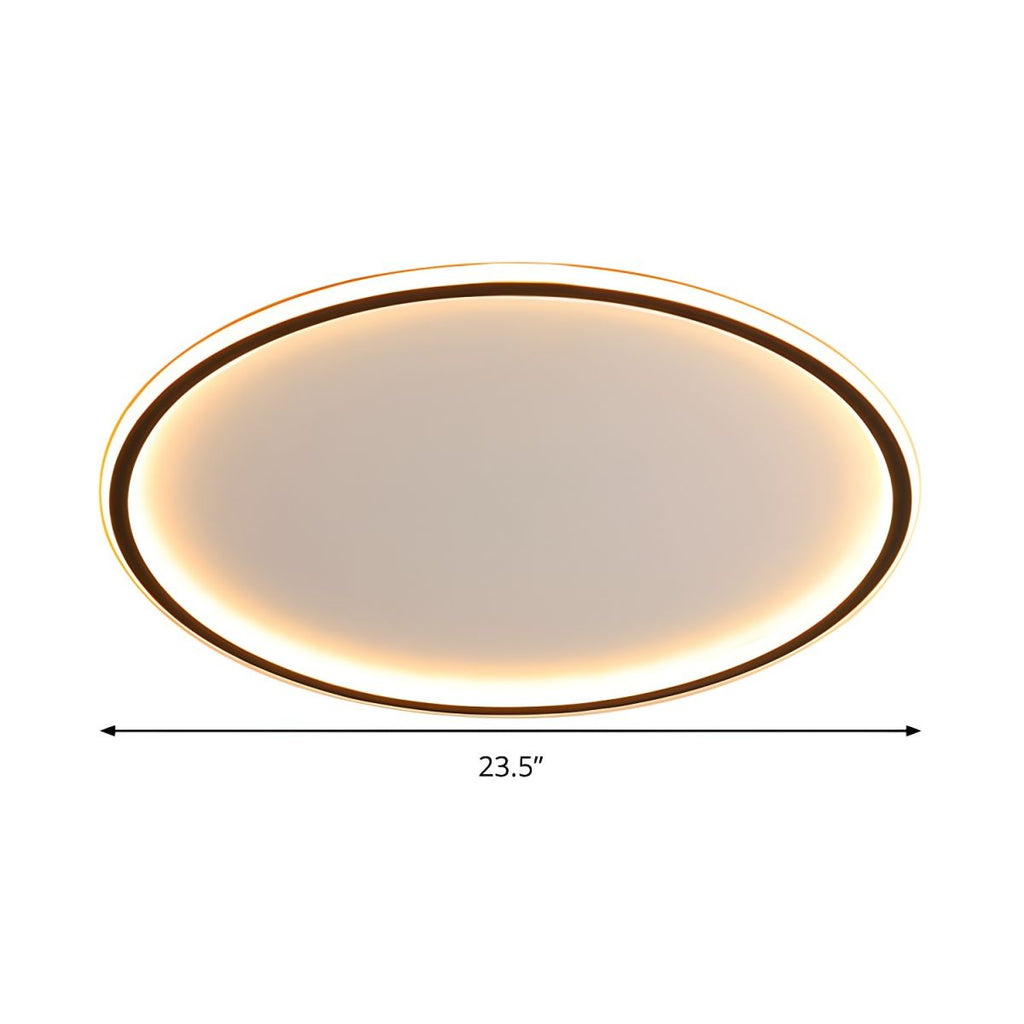 Nordic Style Black Halo Ceiling Light
