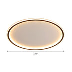 Nordic Style Black Halo Ceiling Light