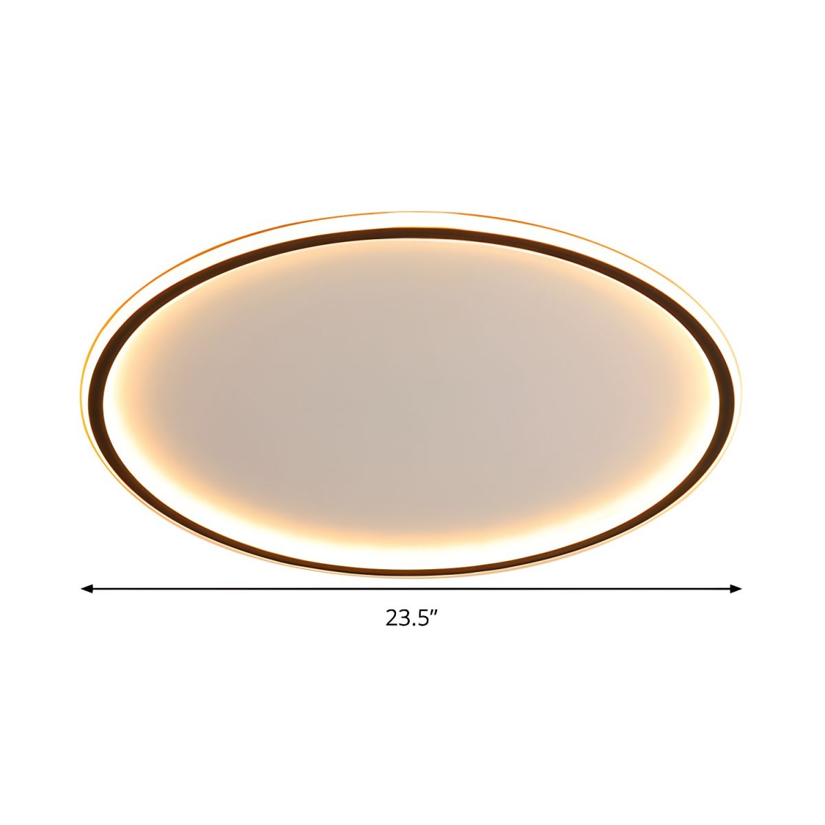 Nordic Style Black Halo Ceiling Light
