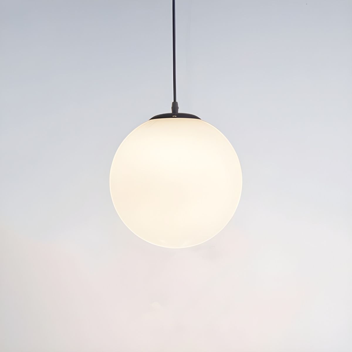 Frosted Globe Pendant Light