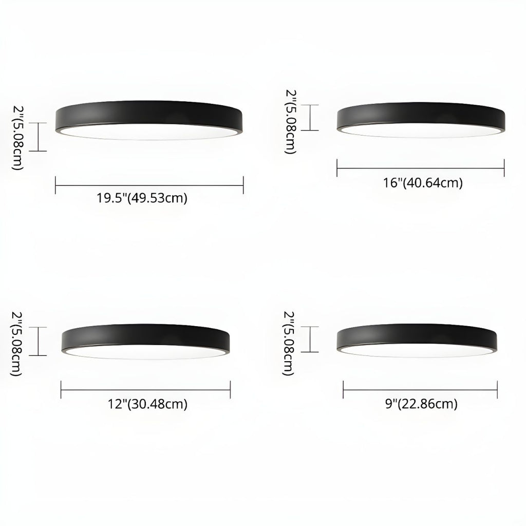 Modern Minimal Disc Ceiling Light