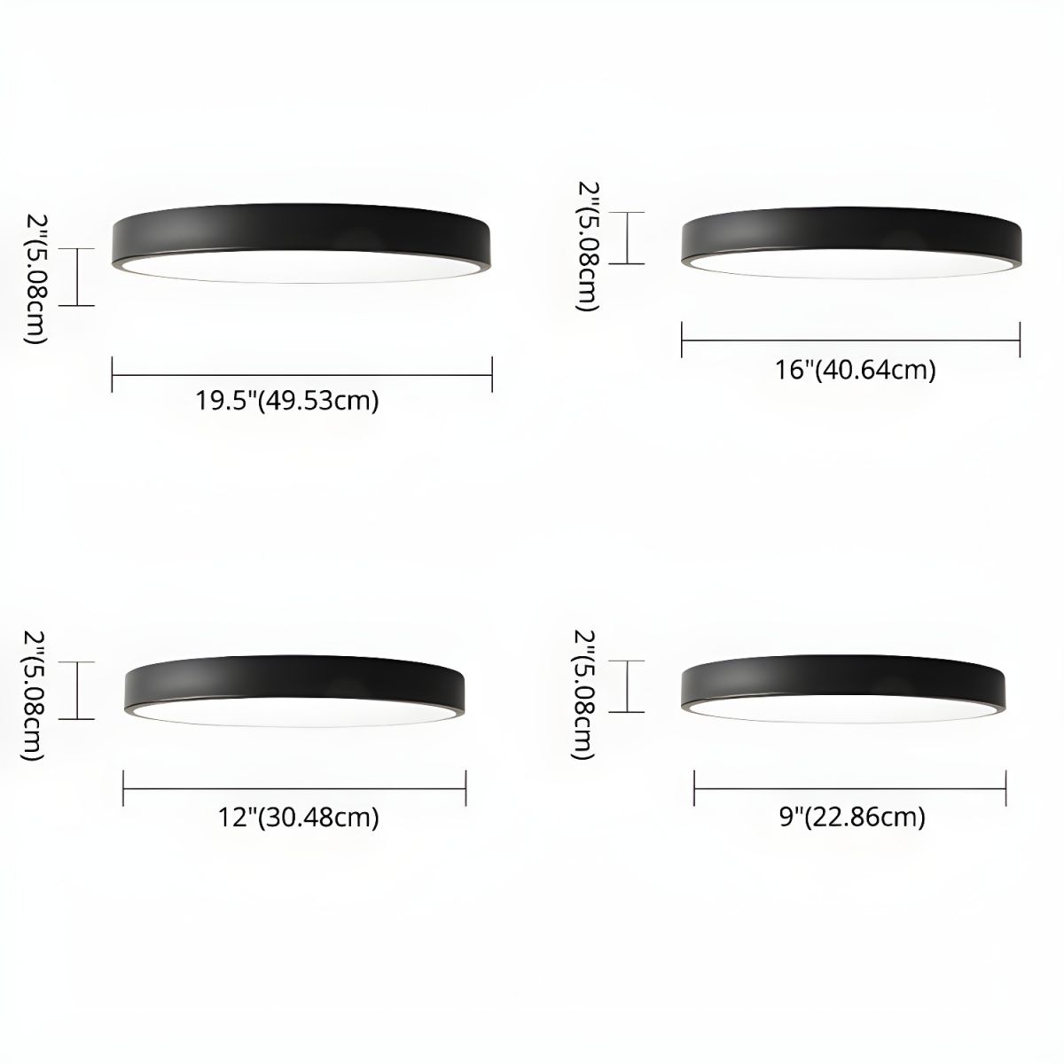 Modern Minimal Disc Ceiling Light