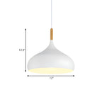 Nordic Metal Teardrop Flush Light