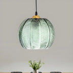 Modernist Glass Cylinder Hanging Light