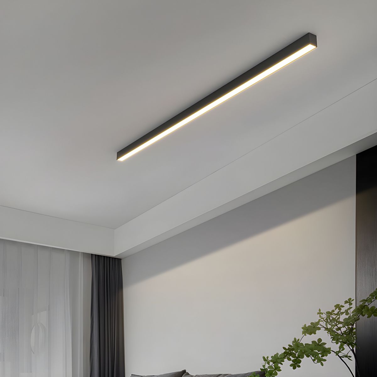 Architectural Strip Flush Ceiling Light