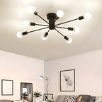 Minimalist Sputnik Halo Semi-Flush Ceiling Light