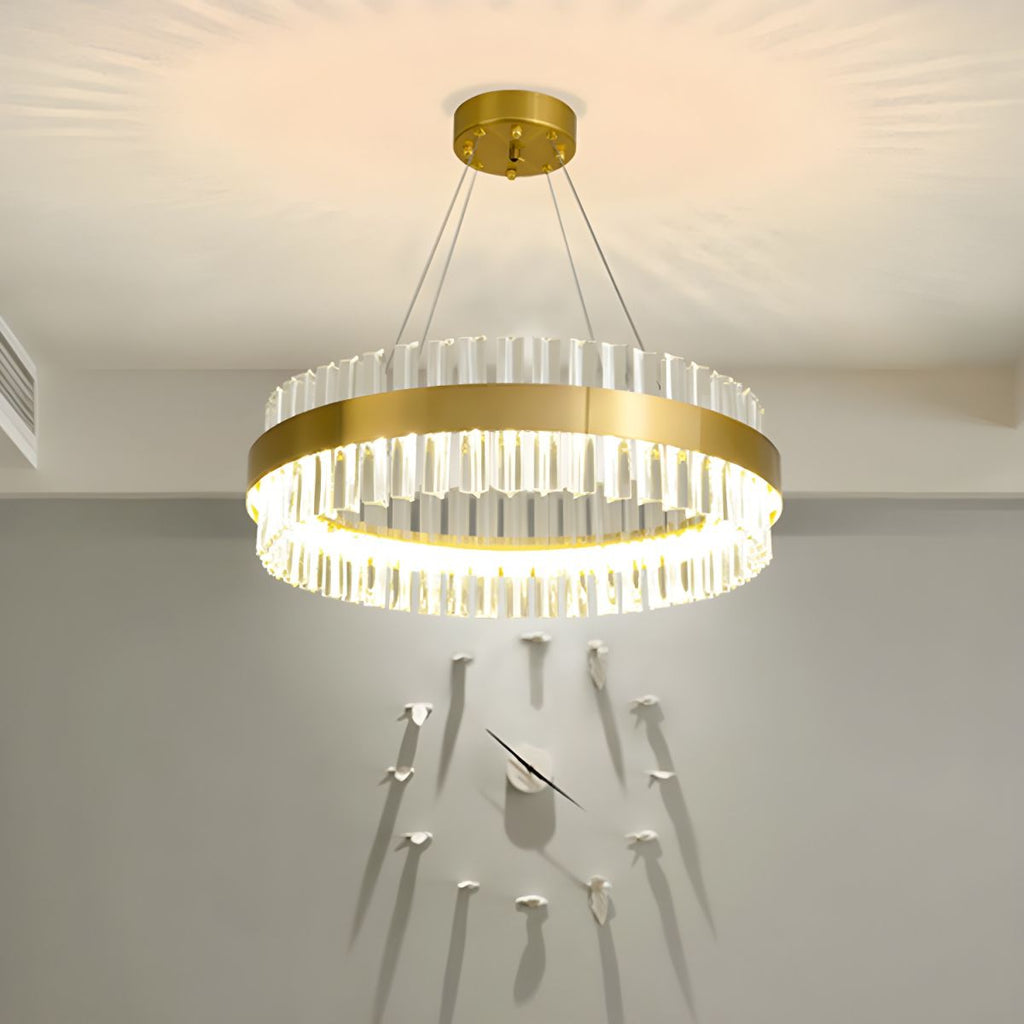 Circular Crystal Ring Chandelier