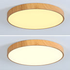 Minimalist Nordic Wood Halo Ceiling Sculpture