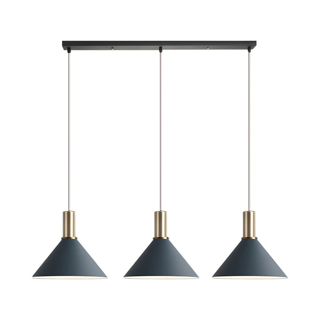 Contemporary Nordic 3-Light Cone Pendant