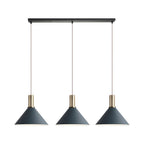 Contemporary Nordic 3-Light Cone Pendant
