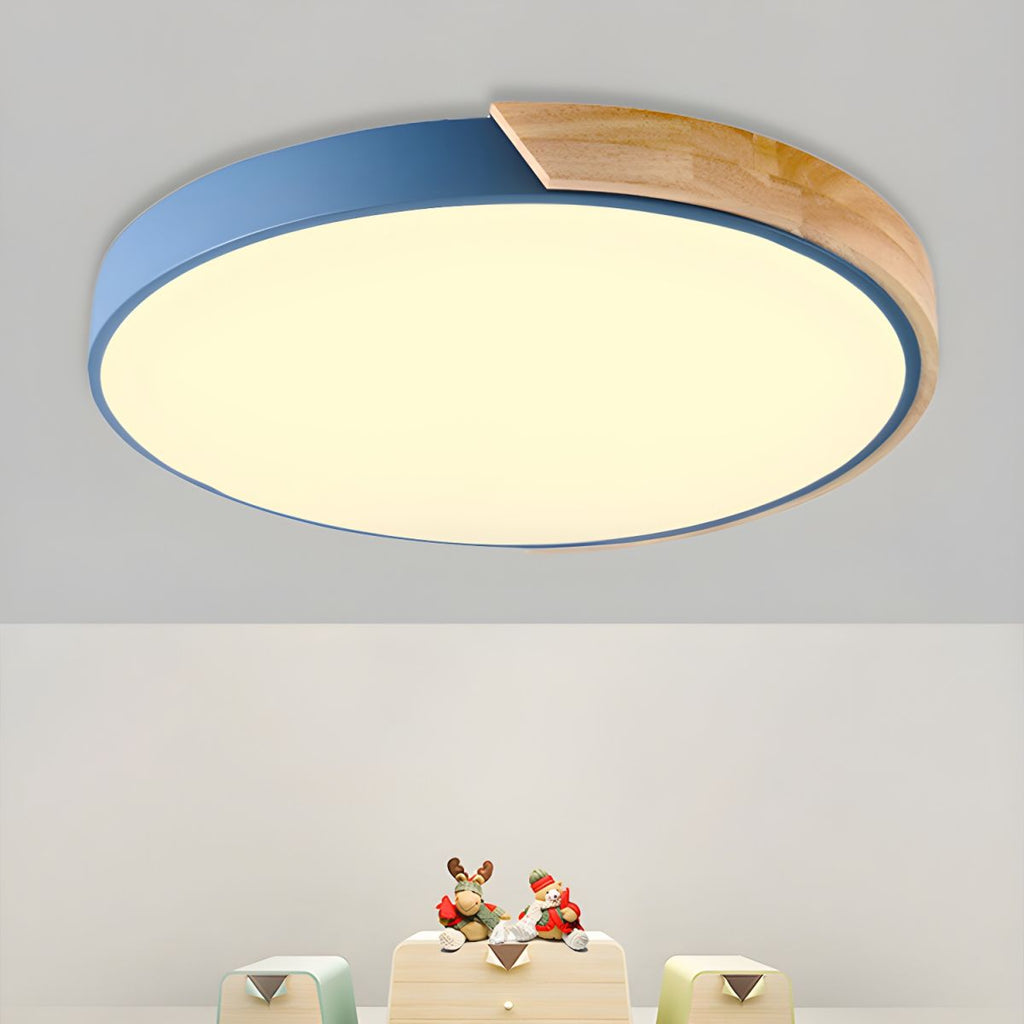 Minimalist Macaron Halo Ceiling Light