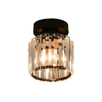 Geometric Crystal Prism Flush Mount