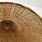 Asia Style Beige Bamboo Pendant Light