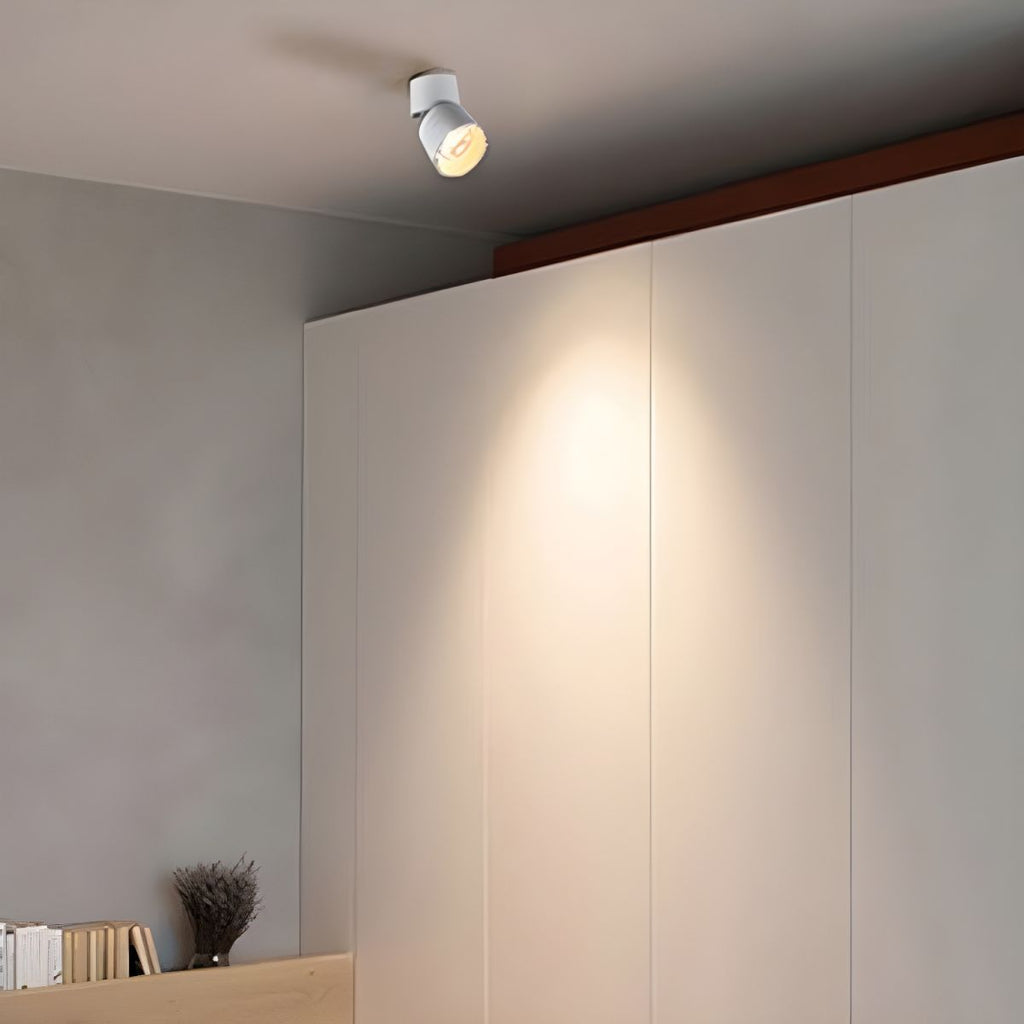 Nordic Minimal Foldable Metal Ceiling Spotlight