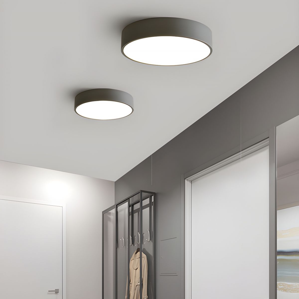 Modern Minimal Disc Ceiling Light