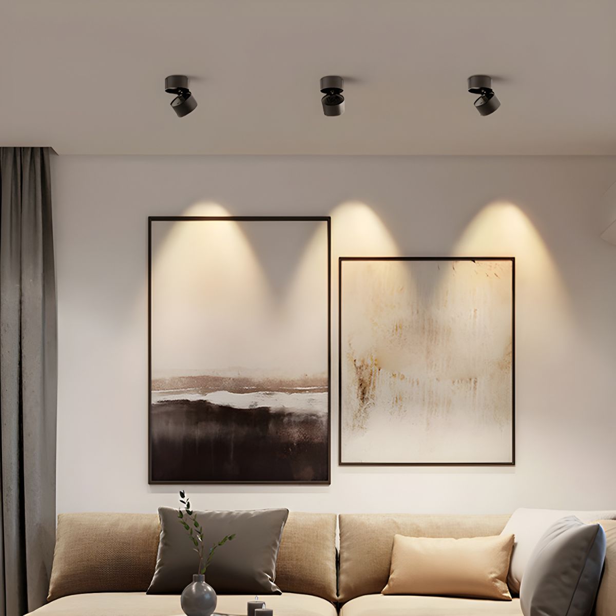 Nordic Minimal Foldable Metal Ceiling Spotlight