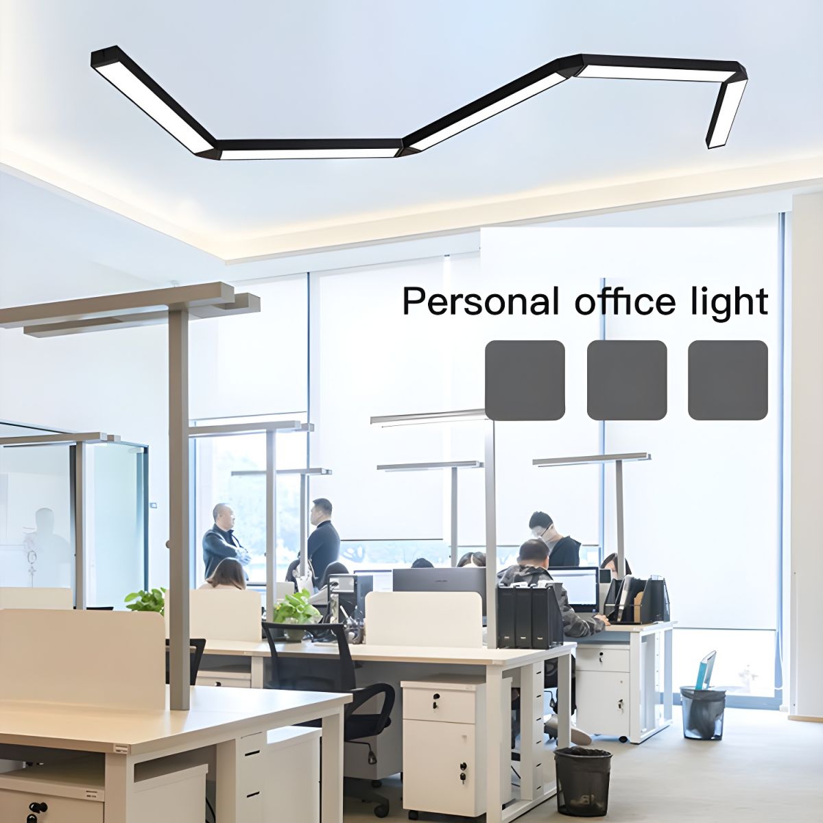 Sleek Architectural Metal Bar Pendant Light
