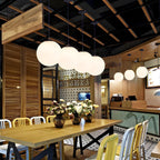 Frosted Globe Pendant Light