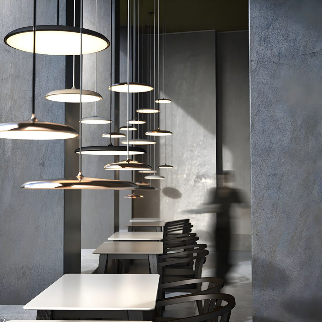 Contemporary Macaron Halo Ceiling Pendant