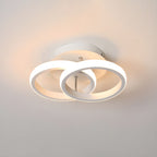 Modern Metal Semi Flush Mount Ceiling Lamp
