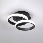 Modern Metal Semi Flush Mount Ceiling Lamp