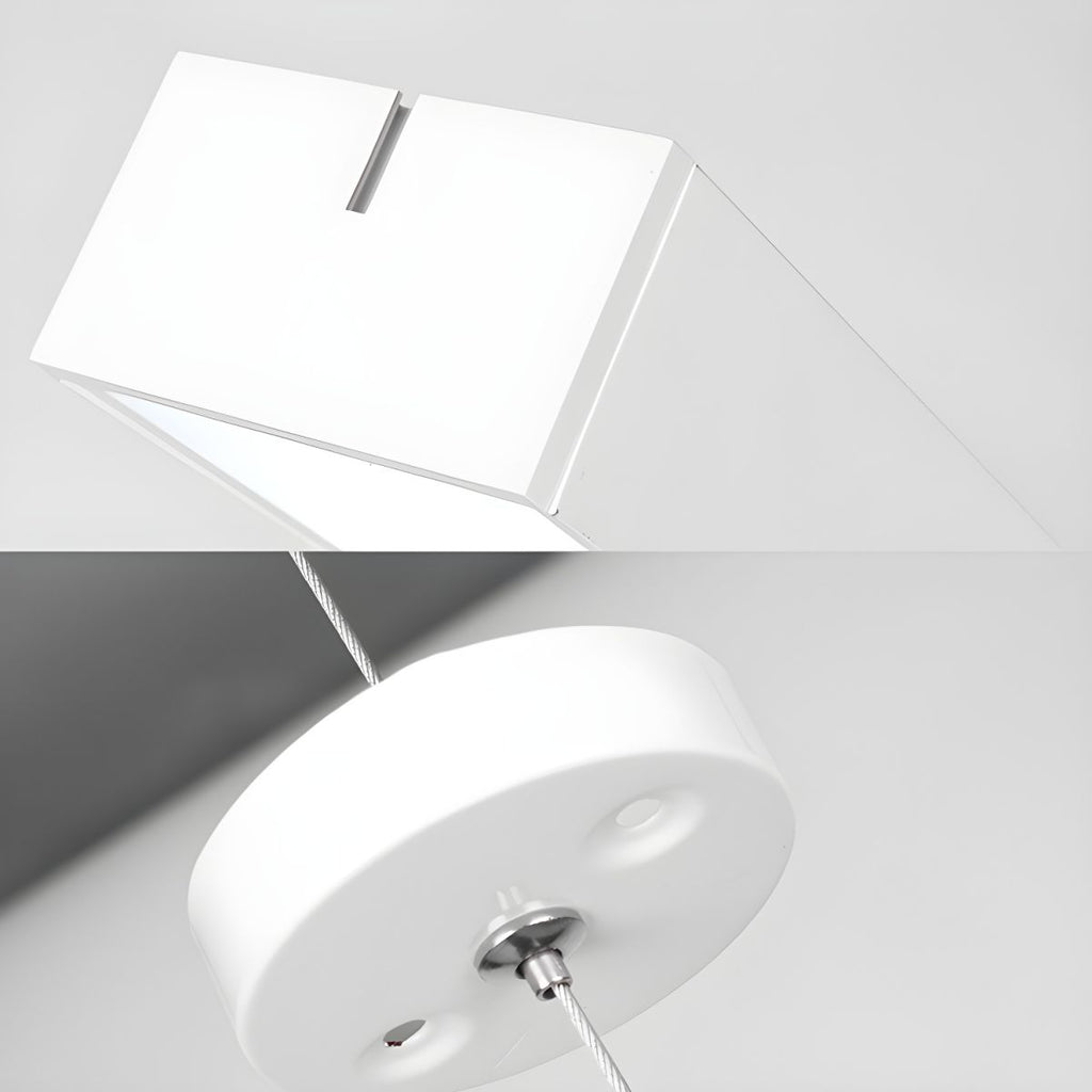 Sleek Architectural Metal Bar Pendant Light